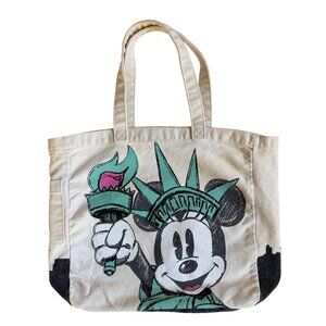 Disney Store New York City Mickey Mouse Canvas Tote Bag